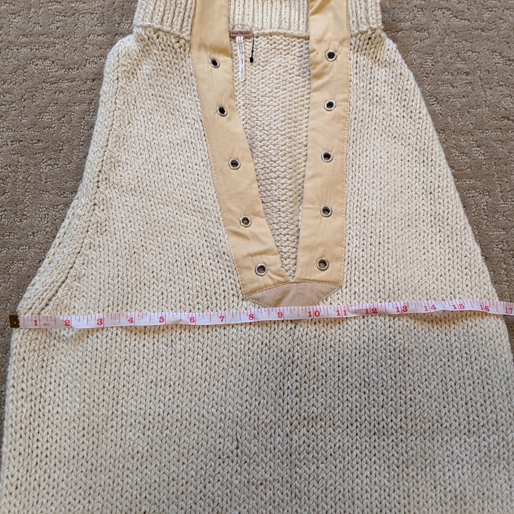 free people knit sweater top sleeveless - Picture 5 of 7